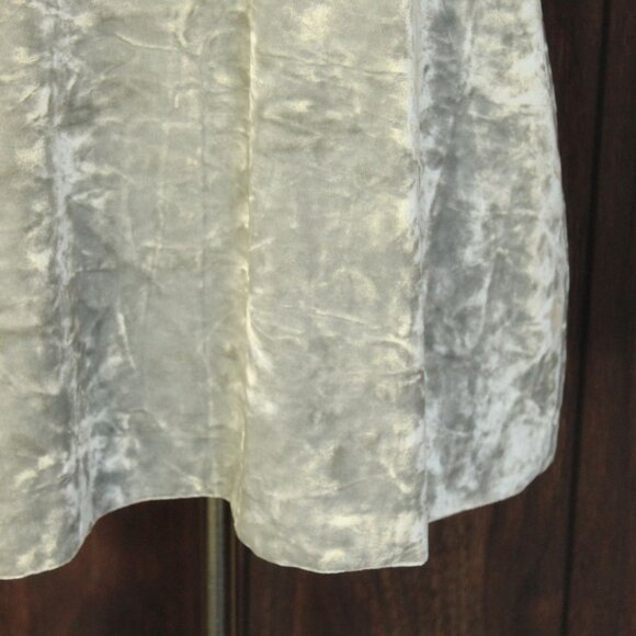CeCe Dress, Silver Velvet Mini, Size 4, Racerback - Picture 5 of 11